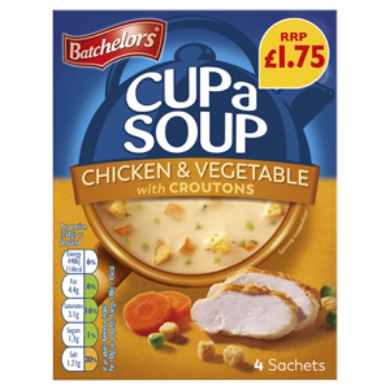 Picture of Batch (UK) CupASoup ChickenVeg PM£1.75 81g x9